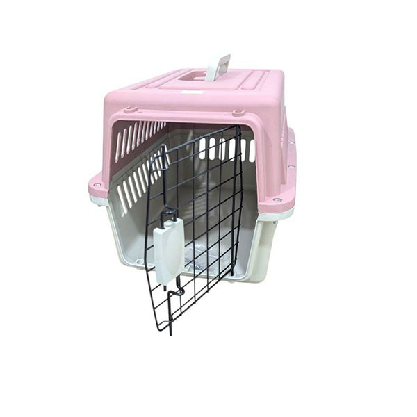 قفص نقل قطط متين بباب حديدي - أمان مثالي للسفر