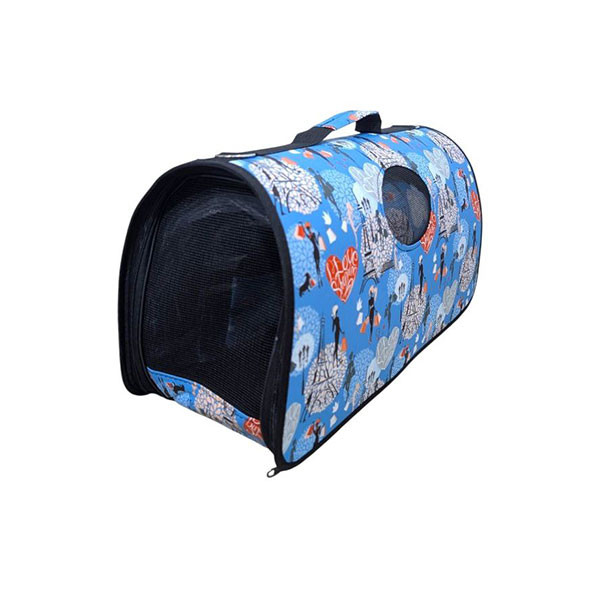 حقيبة نقل القطط بفتحة علوية - 3 مقاسات (صغير، كبير، جد كبير) - راحة وأمان